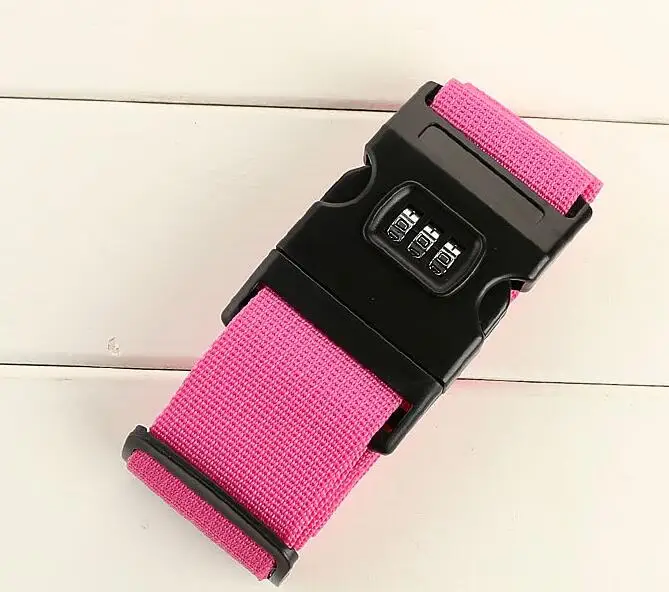 Luggage Strap Approved Lock Adjustable Suitcase Bag Travel Belt Accessories Easy Identify/Keep Safe