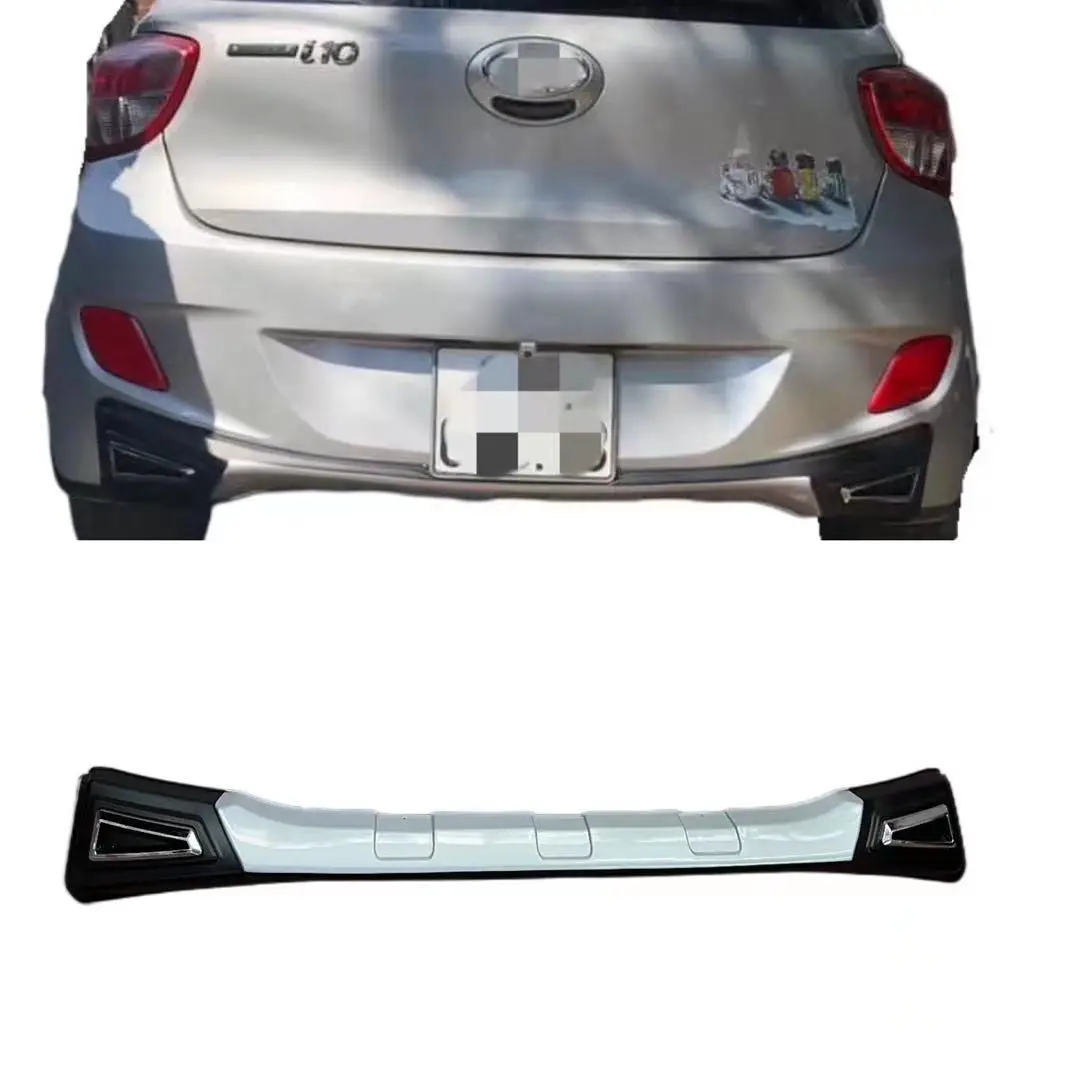 HATCHBACK ABS PP PLASTIC CAR REAR BUMPER LIP DIFFUSER FOR HYUNDAI I10
