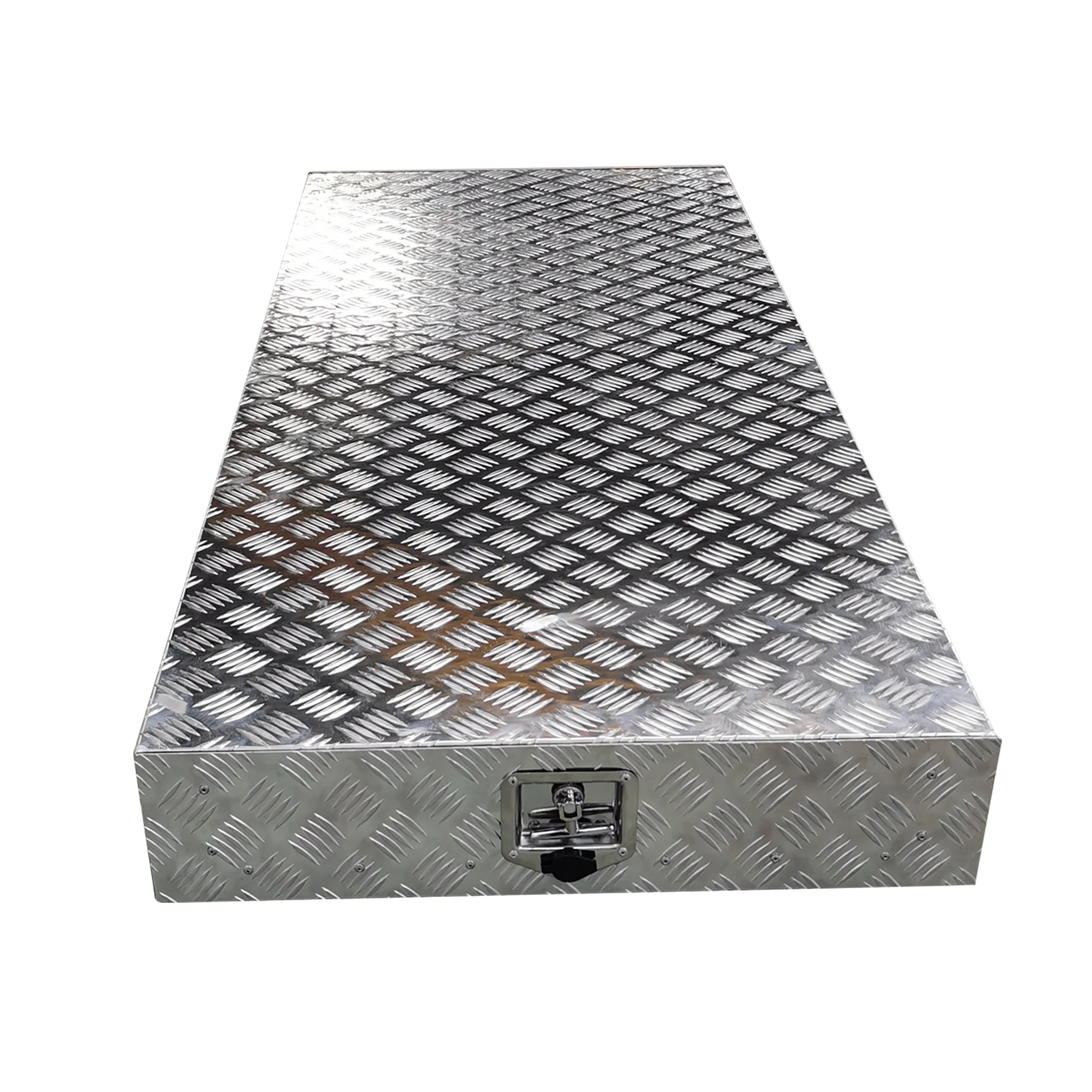 Under Tray Tool Box Trundle Drawer Ute Storage Box Aluminum Truck Bed Drawer Tool Box  with 2 Drawers