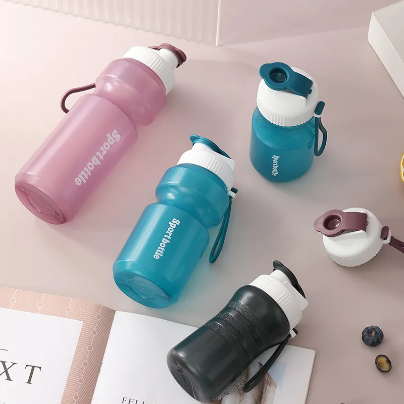 350/500/600/750ml PP plastic promotional sport water bottle