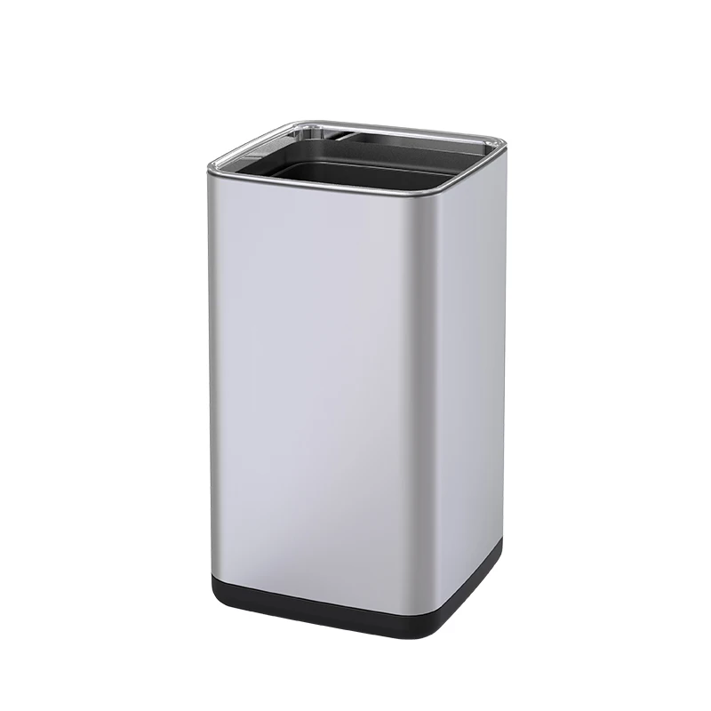 15 liter stainless steel trash bin garbage can 15L