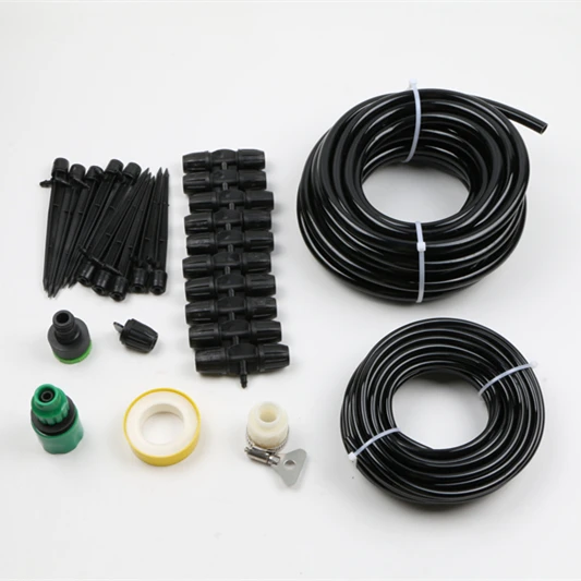 DIY Micro Drip Irrigation System Automatic Garden Watering Kits With Adjustable Dripper