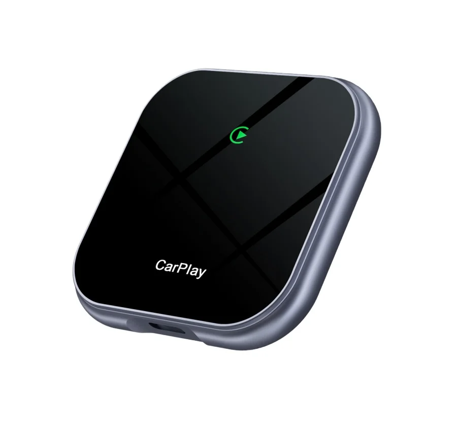 Boyi Mini Car Box 2 in 1 Wireless CarPlay Adapter Car Play Dongle for Apple System No Lag Car play Plug & Play Easy Operation