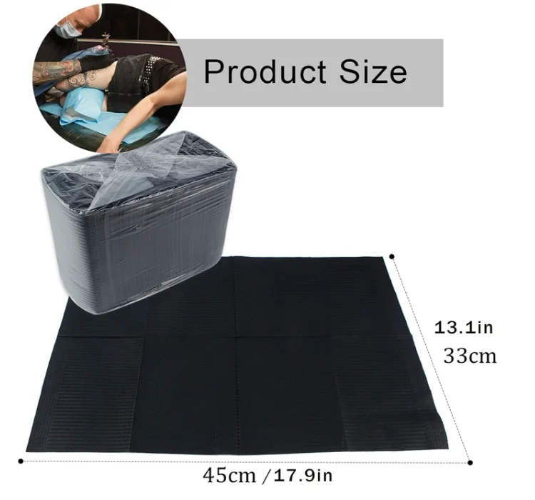 500PCS Disposable Dental Bibs for Dentist Colorful Dental Hospital Waterproof Disposable Dental Bib