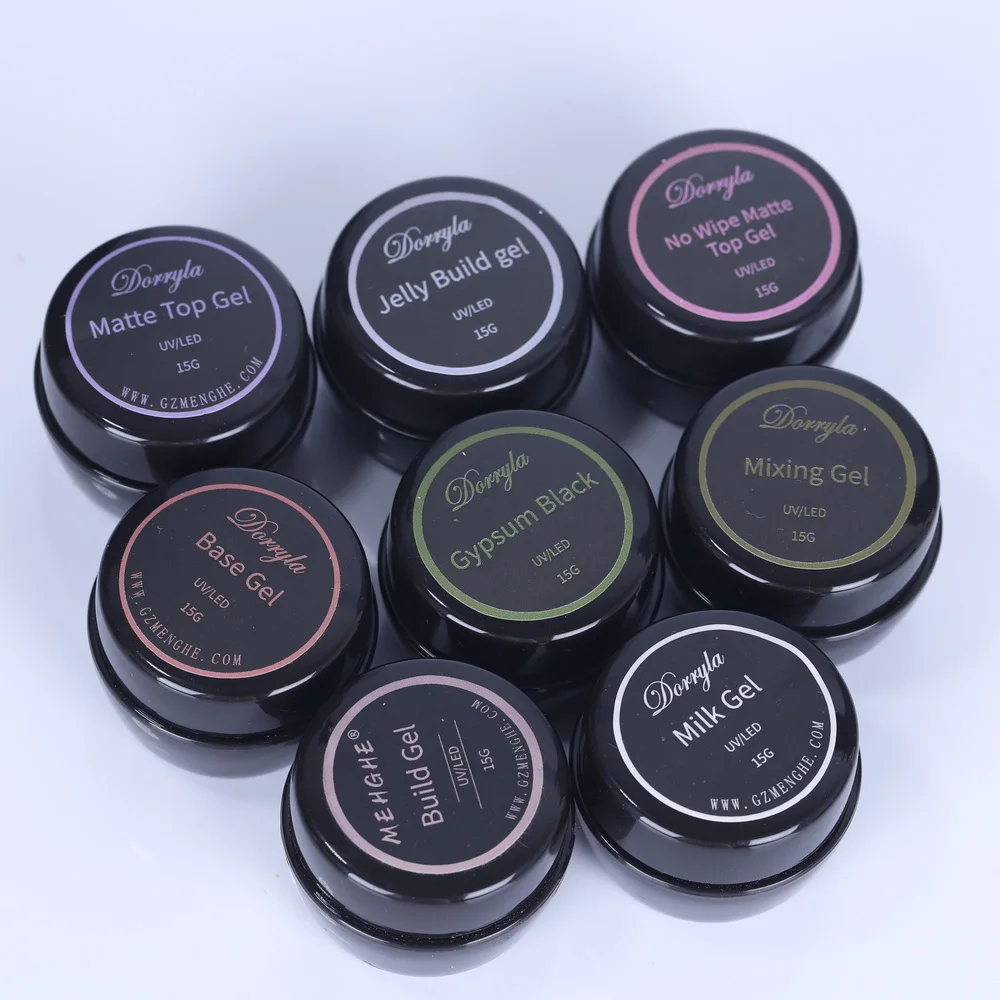 matte top coat 15ml nail primer gel bottom Contact customer service to get free samples Solid color oil glue