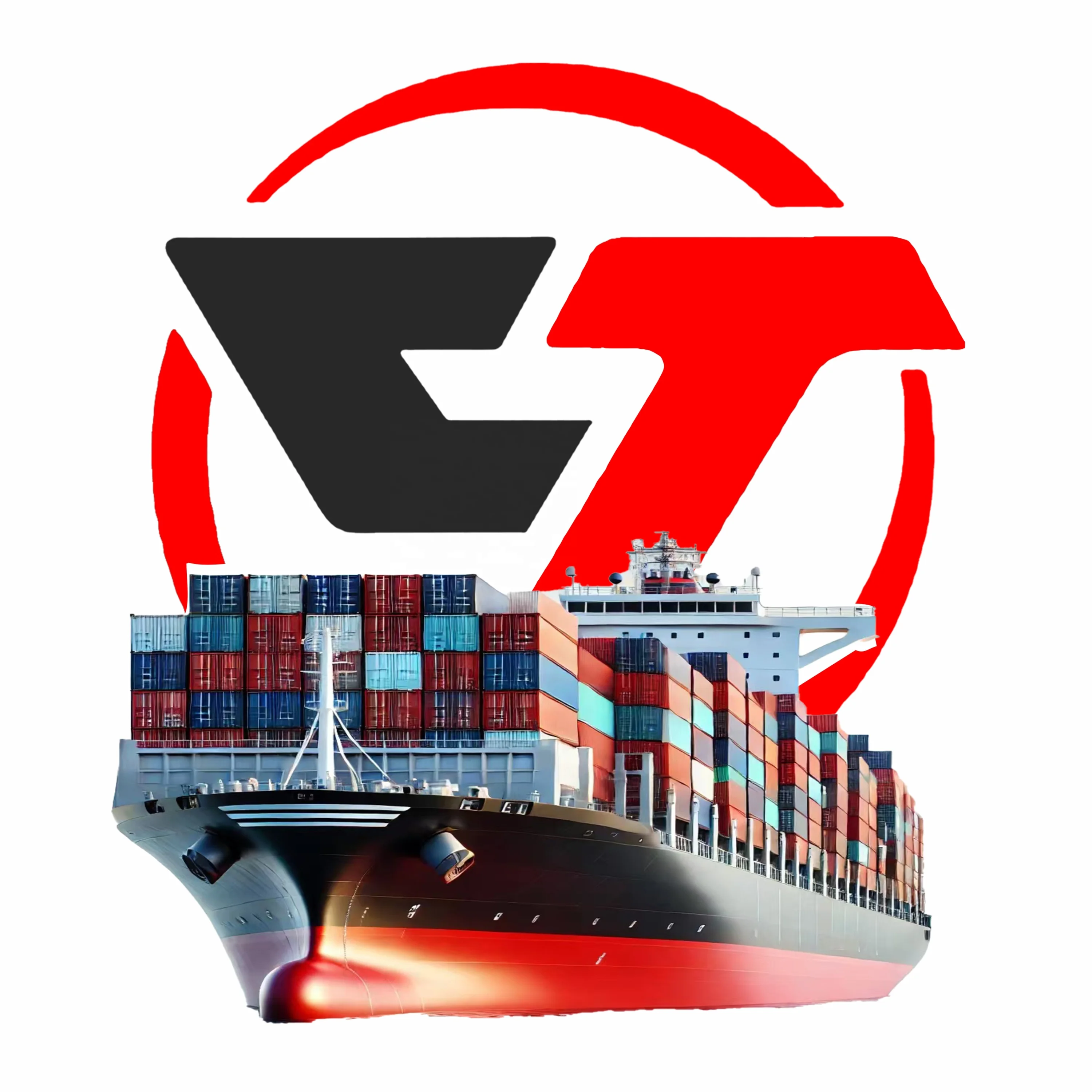 Global sea freight door-to-door freight forwarding logistics services from China to the United States, Canada, and Europe