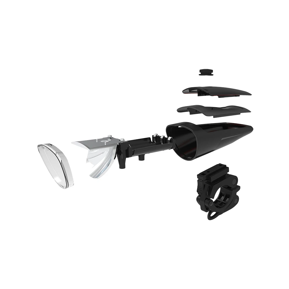 Sate-Lite 35 Lux Bike Light Led Bicycle Head Light External Battery Rechargeable Bicycle Light