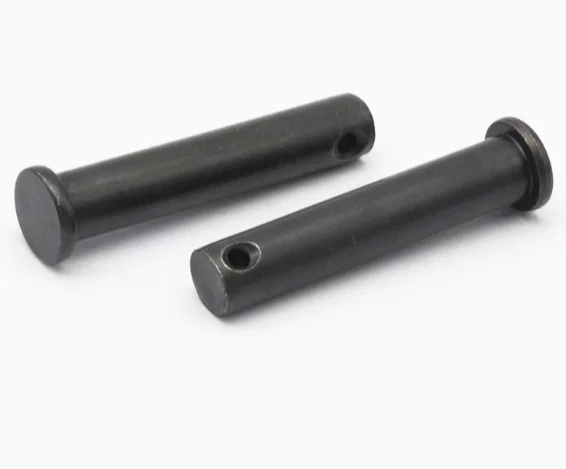 Gb882 Steel Zinc Alloy Titanium M5M6M8M10M12M14M16M20 Flat Head Cylindrical Pin Positioning Pin with Hole Iron Shaft Pin