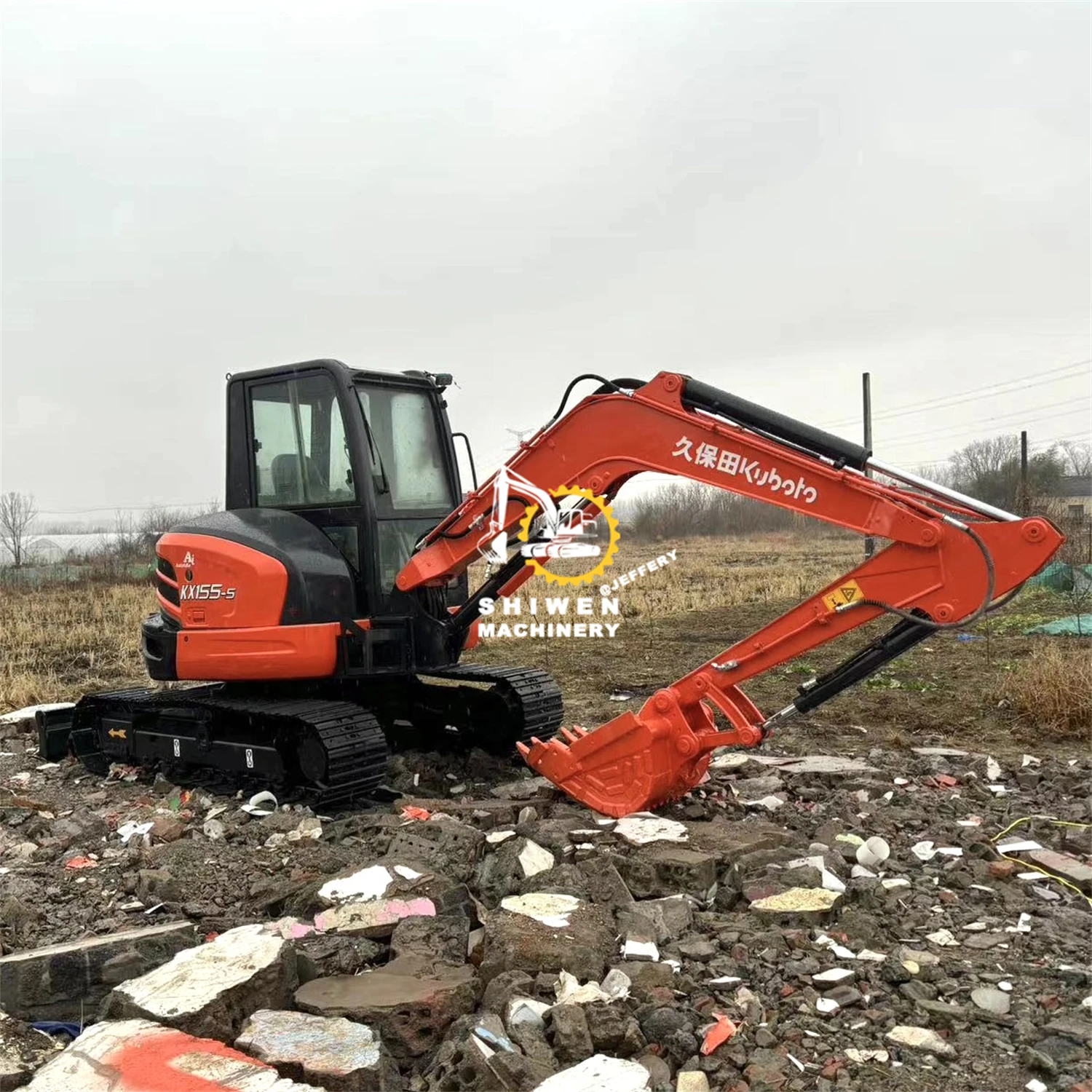 Japan original used mini crawler kx155-5,mini made in japan second hand KUBOTA machinery kx 155 151 161 with low price