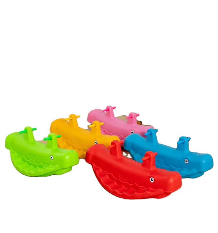 Indoor Rocking Horse Toy Playground Equipment Plastic Kids Seesaw For Toddlers