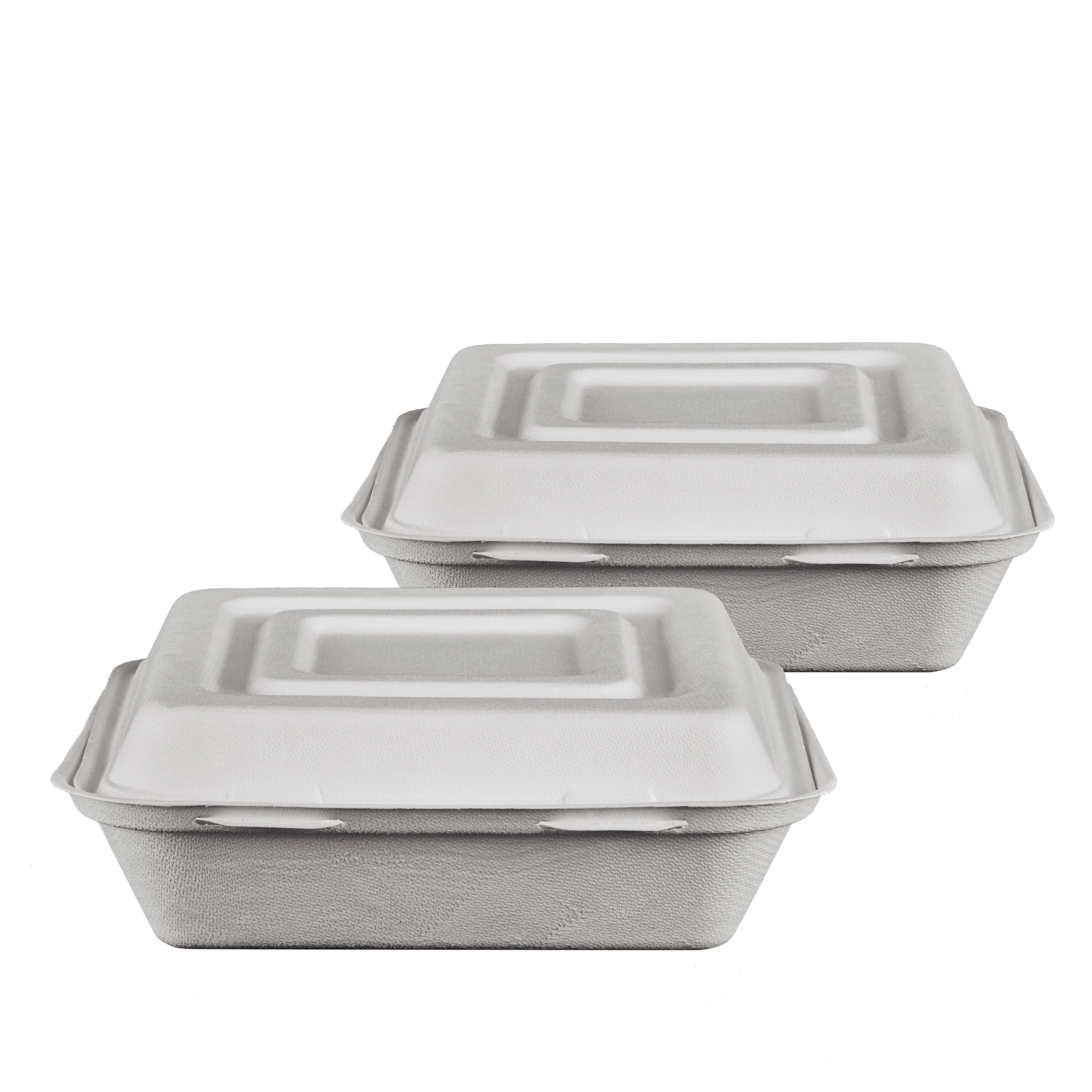 3 Compartment Takeaway Food Compartment Container Biodegradable