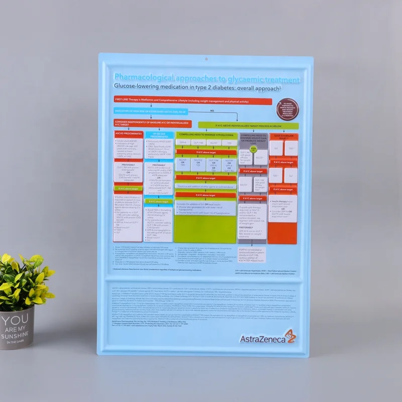 3D embossed Medical PVC Wall Chart