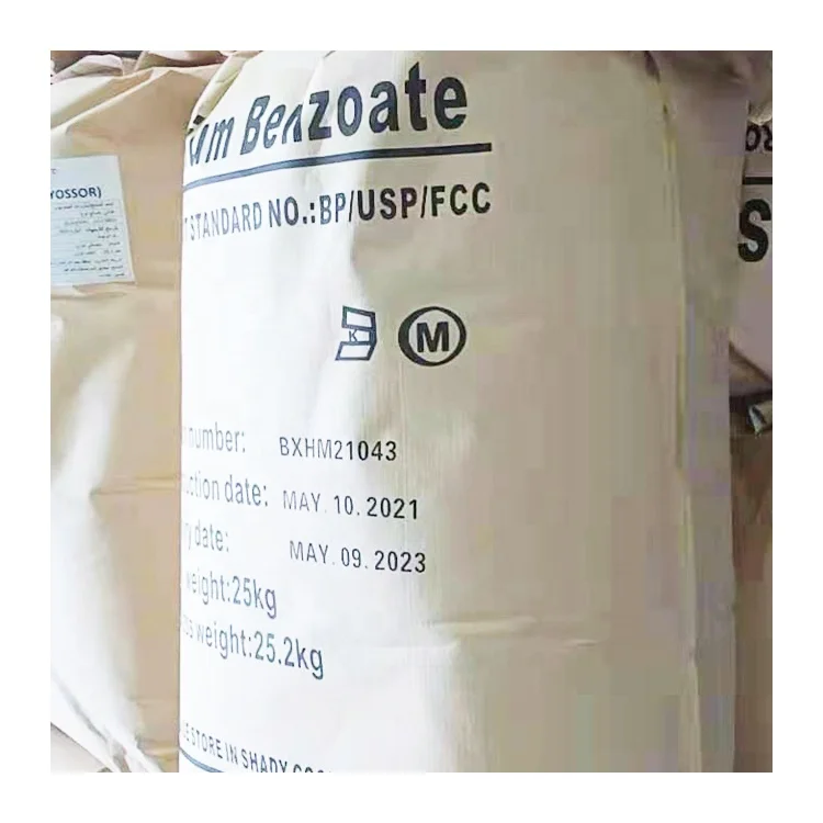 Food Grade Stabilizers Preservatives BP98 Powder Prill benzoate powder sodium/sodium benzoate granular