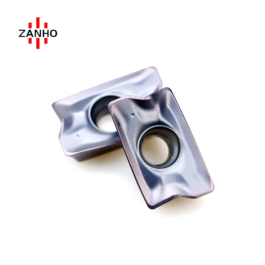 ZANHO APKT170508/16/20/30/40 carbide milling inserts various corer radius inserts with helical cutting edges for general machini