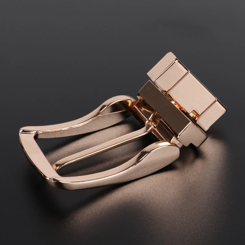 Free Sample Factory Wholesale 2021 Custom Logo Manufacturers Reversible Metal Fashion Women Man Pin Belt Buckle For Men