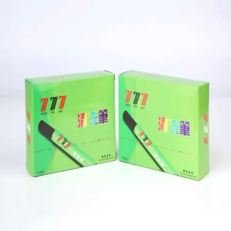 Топ Мода Чистый ручка для перемещения серебряные чернила на кожа наилучшего способа для очистки кожи