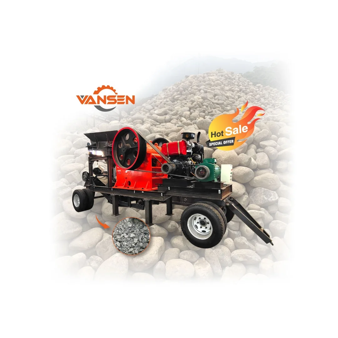 hot sale portable new type zenith pebble stone crusher machine stone crushing