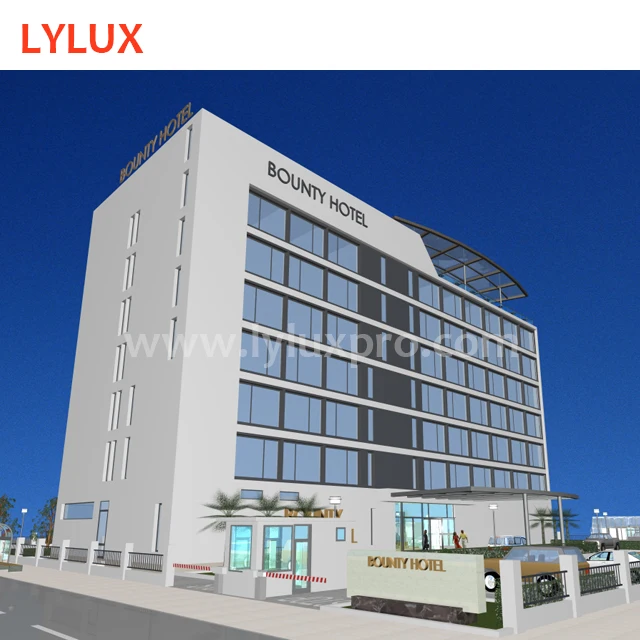 Architecture designing hotel building plan 5 star resorts building design service,  hotel floor layout