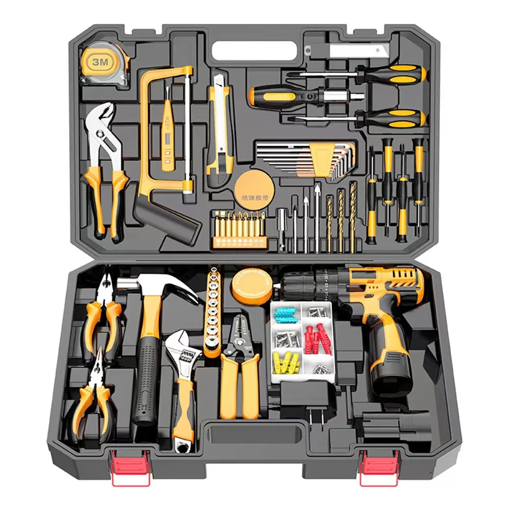 Dedicated for Electricians Waterproof Plastic Multi-Function Home Hardware Tool Kit