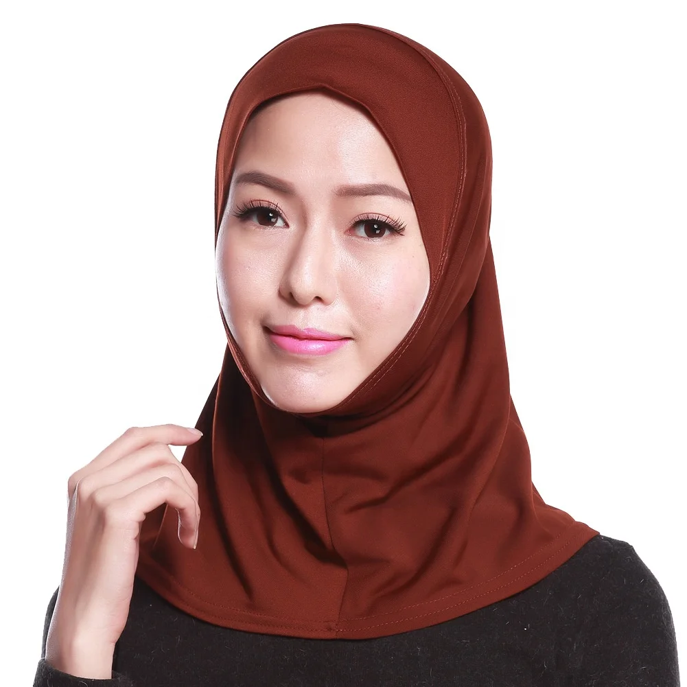 High quality fashion design for women muslim hijab dubai pure color mini hijab scarf