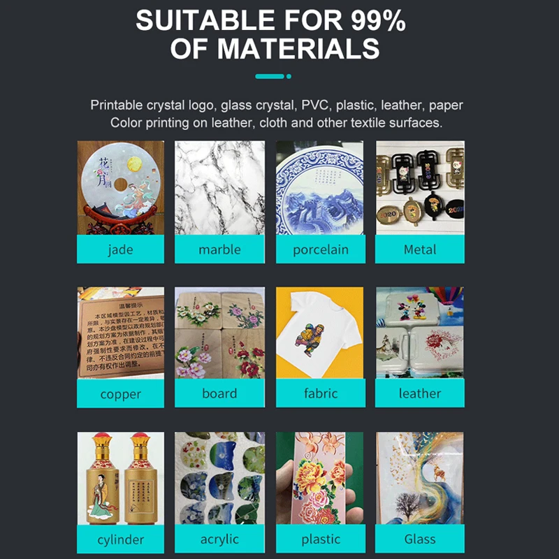 Hot 3 In 1 hybrid UV flatbed and roll to roll DTF gold silver white transparent ab Printer transfer a3 uv dtf  Sticker printer