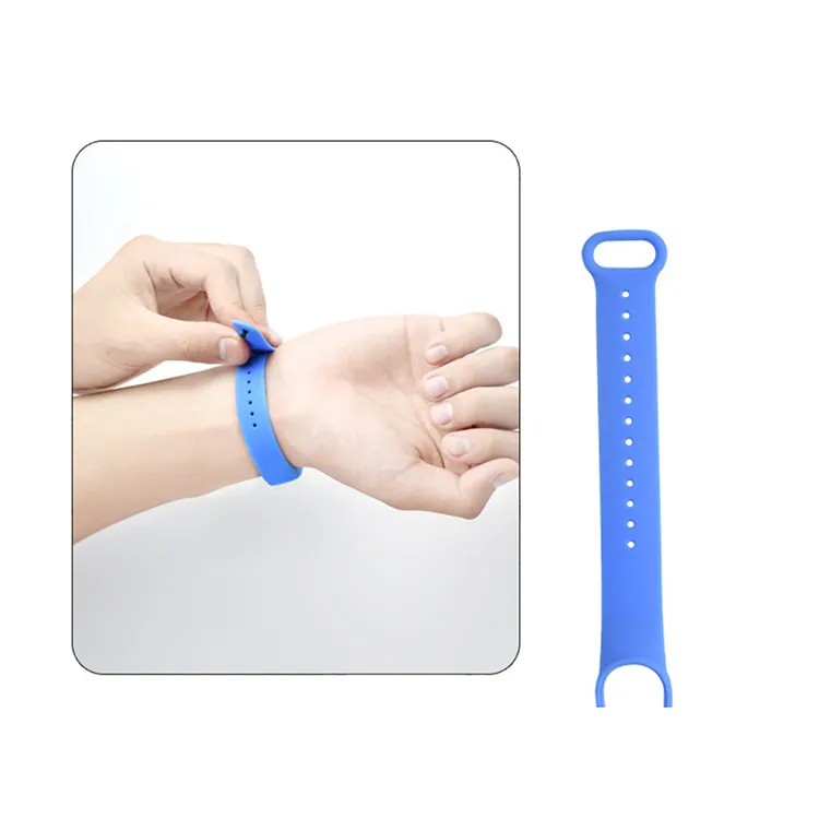 Сменный спортивный ремешок для Xiaomi Mi Band 5 часов браслет