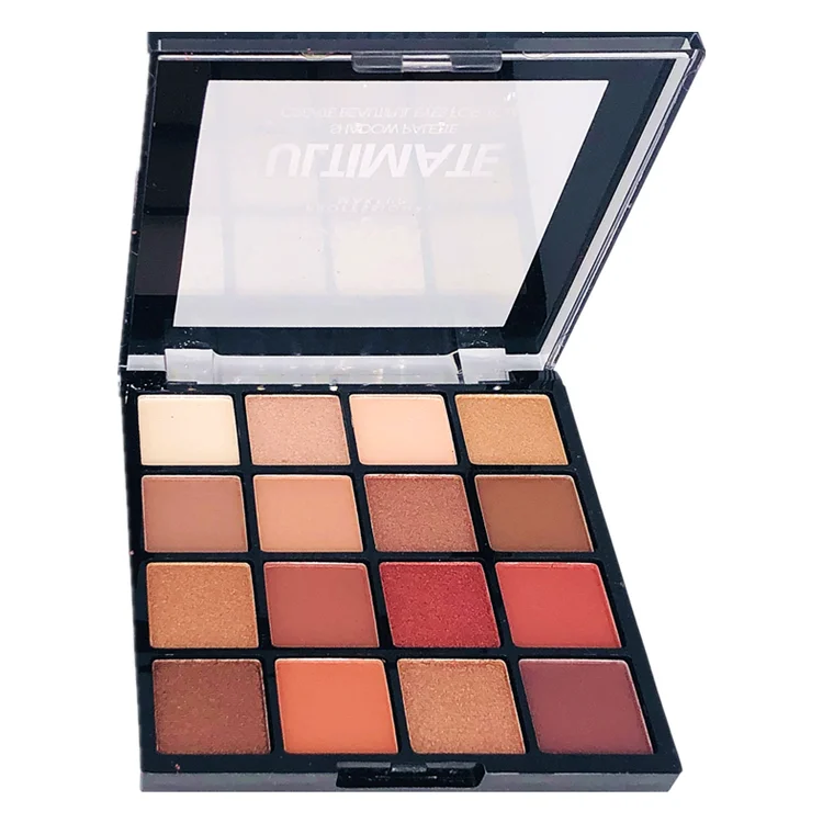 Wholesale sales of facial makeup gitf set 16 color sunscreen eyeshadow tray