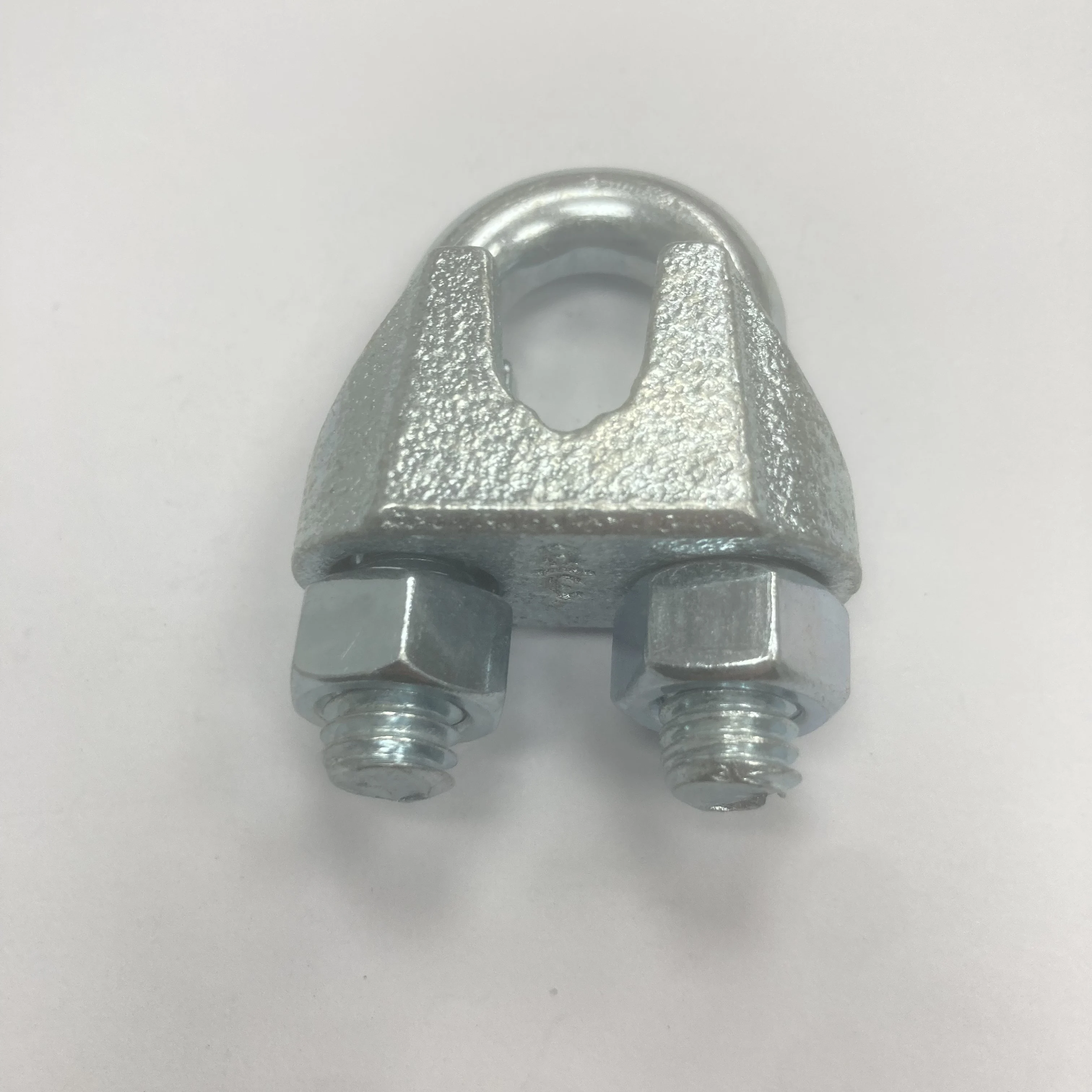 US Type Malleable Galvanized Cable Clamp with Zinc Plated Nut Steel Rigging Wire Rope Clip for Sling
