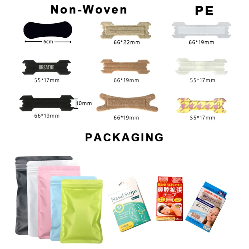 mint lavender scented patch mouth tape closing custom logo gentle strips mouth tape with essential oil