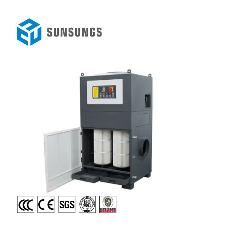 
portable pulse cleaning stone cartridge dust collector machine for granite 