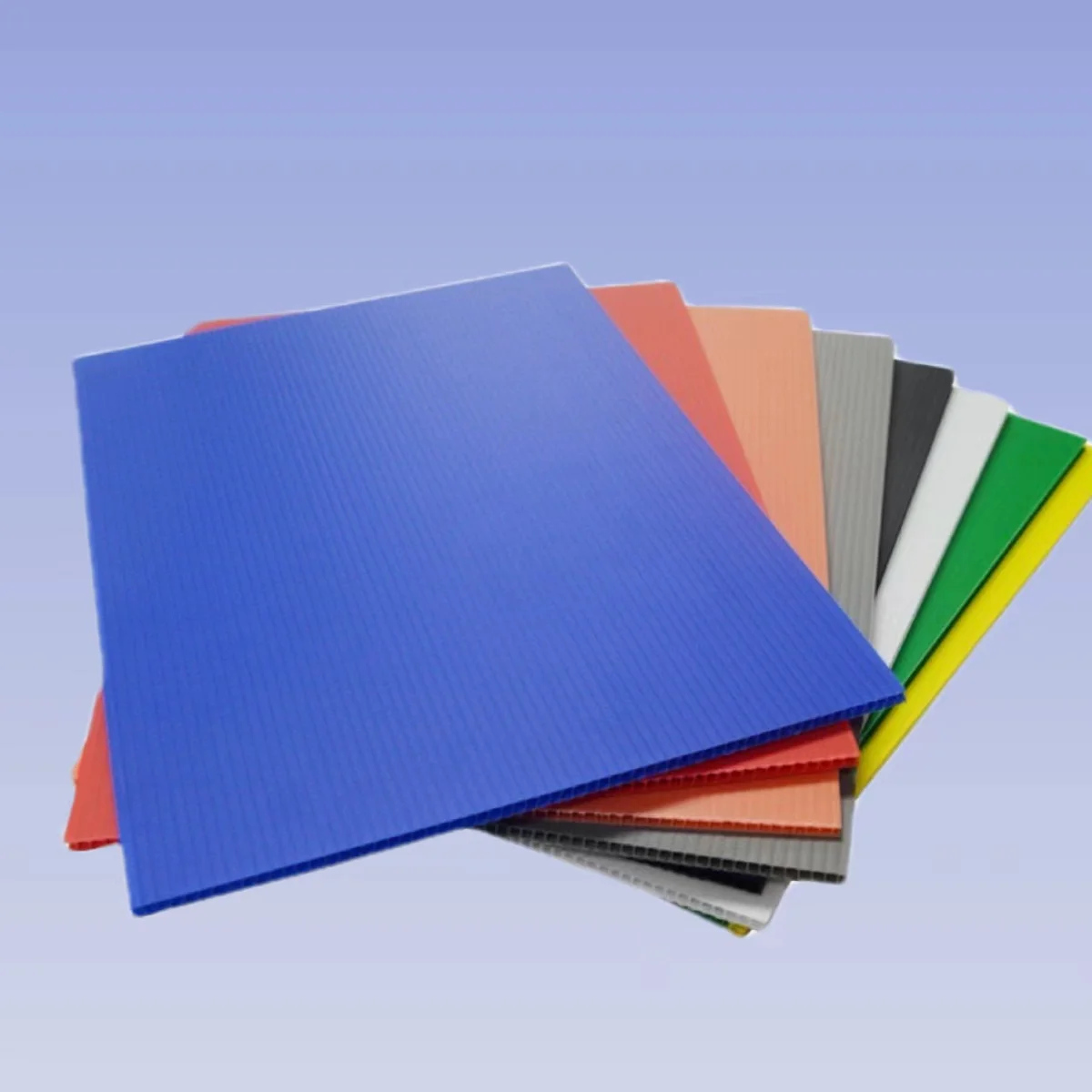 Custom Waterproof Pp Correx Corrugated Plastic  pp hollow Sheet plastic packaging pp board