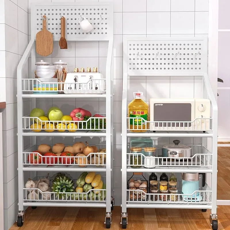 Wire Storage Shelf  Commercial Home Rolling Cart Supermarket  shelves drink Display Stand Beverage chips vegetable display rack