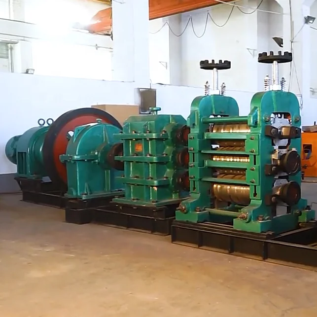 Brand new horizontal steel rebar  production line steel rod rolling mill cheap rolling machine manufacture