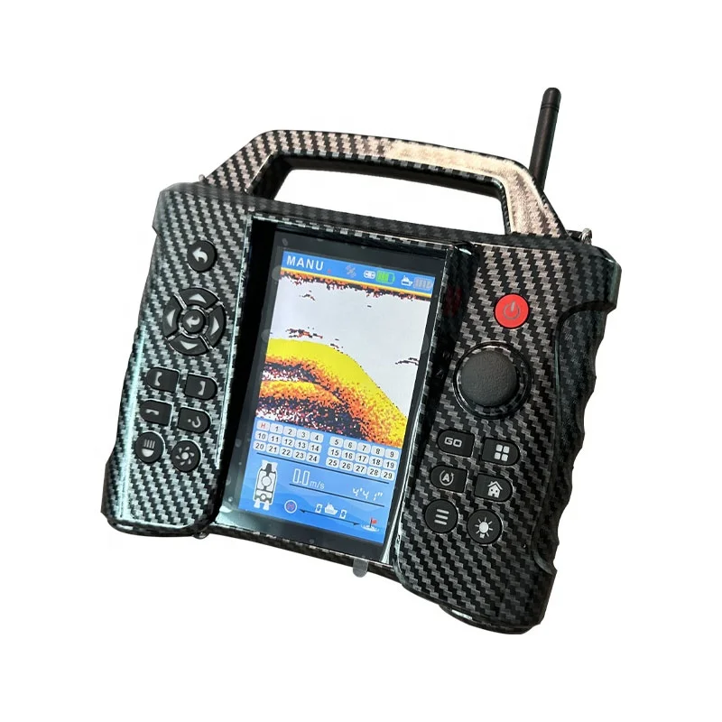 Fishing rc bait boat with sonar fish finder and gps max. 1000m with less than 2m error
