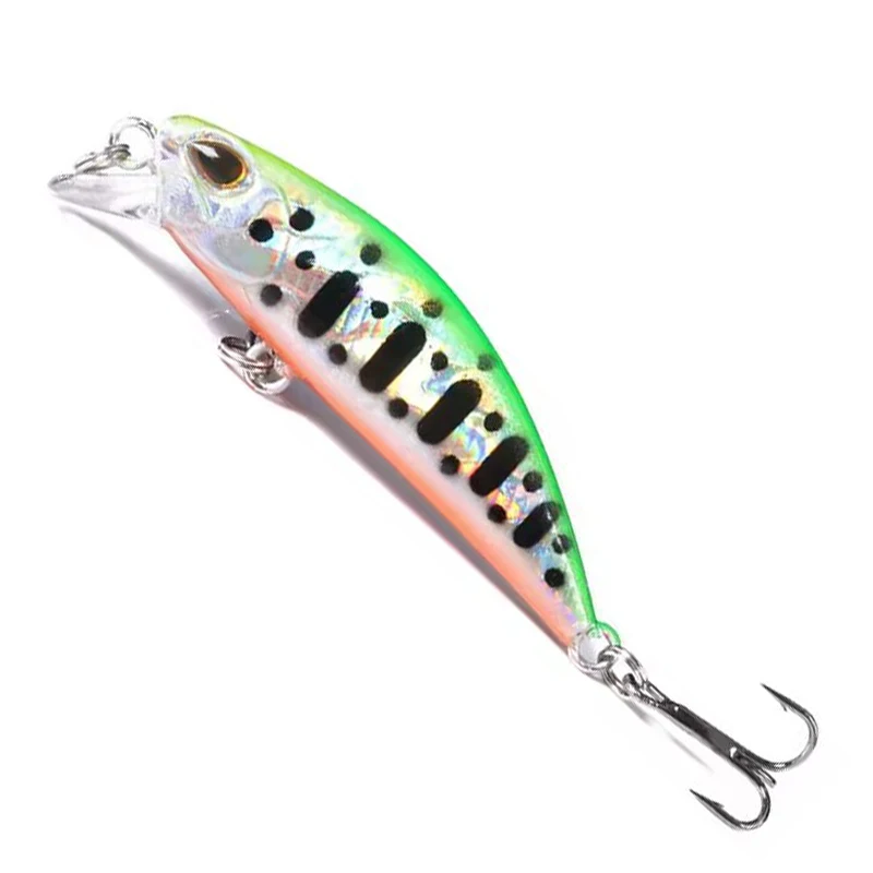 Wholesale 50mm 5g Saltwater Freshwater Hard Plastic Bait Slow Sinking Jerkbaits Suspending Minnow Fishing Lures For Trout Bass