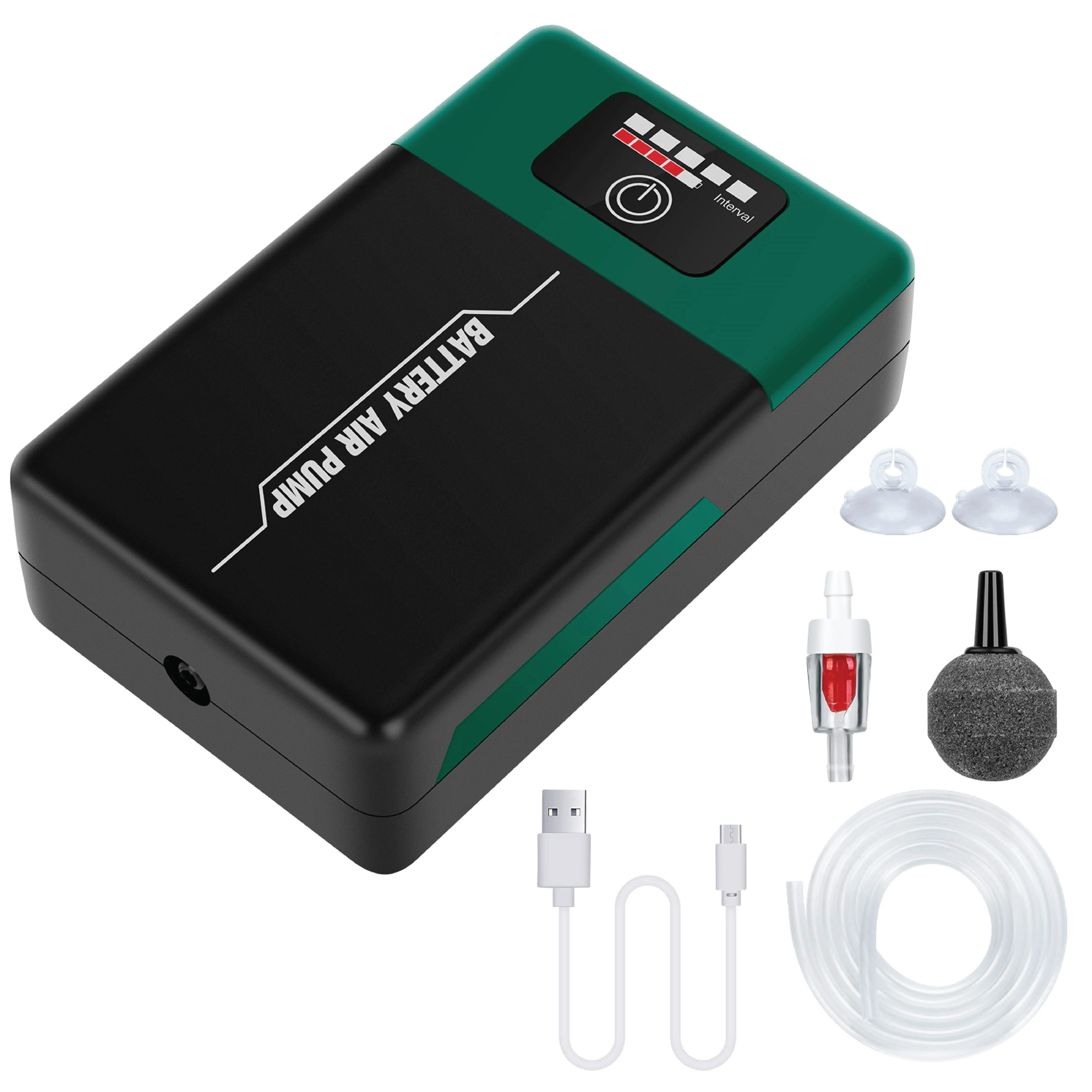 Silent Aquarium Oxygen Air Pump with Check Valve Fish Tank Four Outlet Large Oxygenator Aquarium Air Compressor Aerator