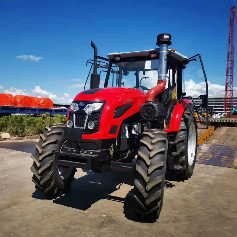 Top Quality And Good Price 4x4 Drive Farm Tractor Full Hydraulic Steering Type Agriculture Tractors On Sale