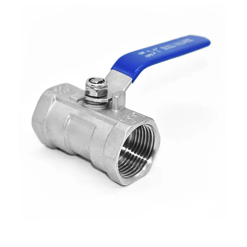 China Valves Manufactures 1pc Stainless Steel DN50 SS304 SS316 Female NPT BSP One Way Ball Valve