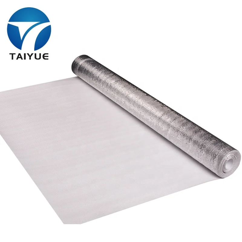 Aluminum Foil EPE Foam Insulation Roll XPE Material Sound Barrier for Roof Ground Wall Heat Resistant for Construction Purpose