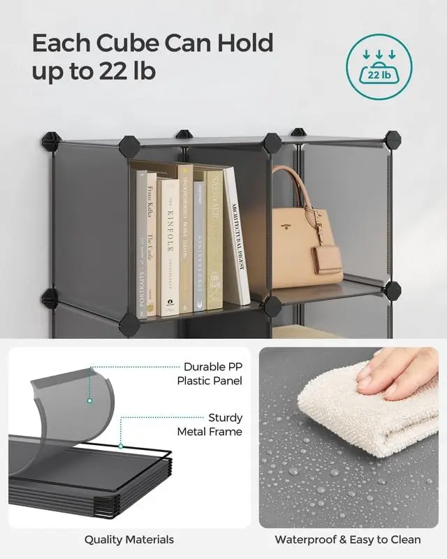 closet organizer wardrobe clothes storage shelves portable closet plastic storage cabinet