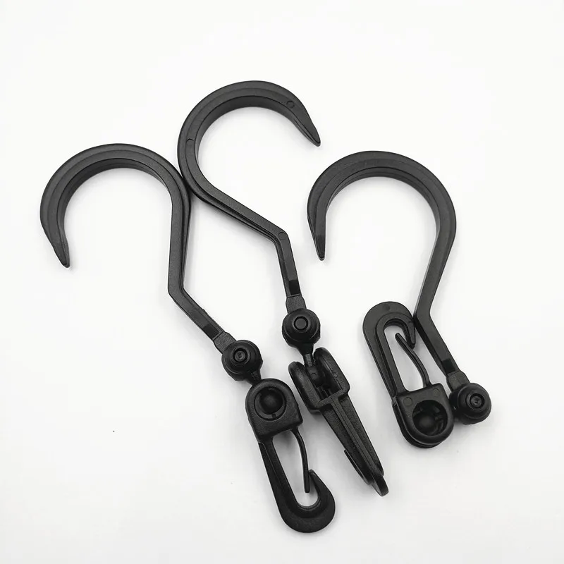 Plastic Spring Buckle Double Hook Multifunctional Hook Rotary Connecting Hook