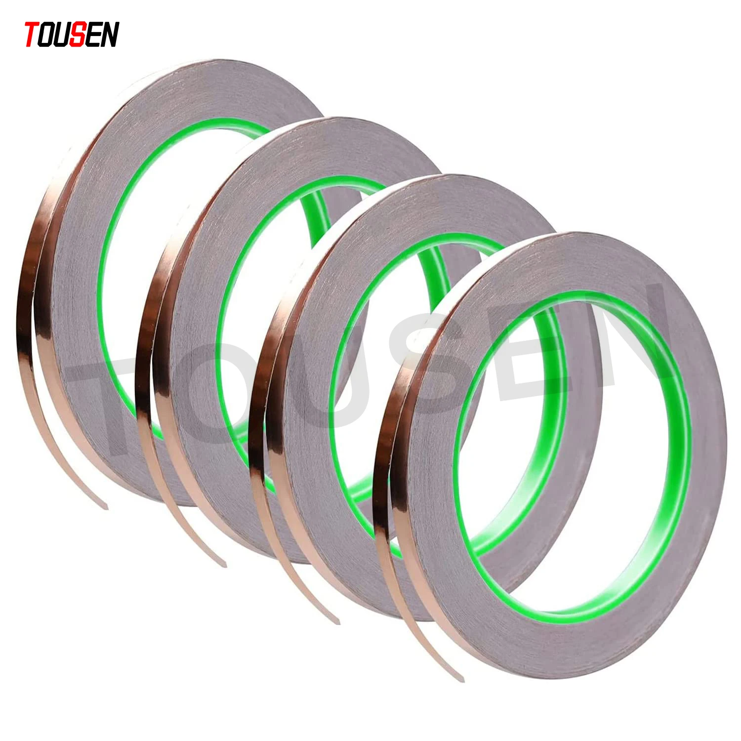 China Factory Copper Foil Adhesive Tape Customized Copper Foil Electrically Conductive Tape for electromagnetic shielding