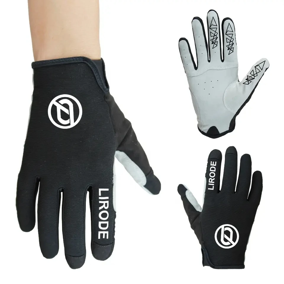 Custom full finger cycling mountain bike Cycling gloves shock absorbing long finger BMX guantes de ciclismo