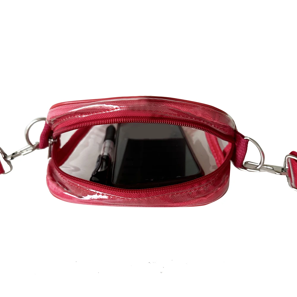 Good Quality Small Mini Clear PVC Water-proof Good Quality Children Kids Boys Girls PVC Bag Shoulder Bag Sling Bag