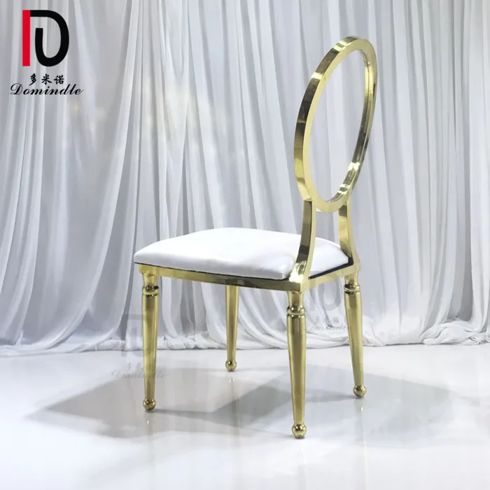 dubai gold stainless steel frame acrylic dining chair for wedding