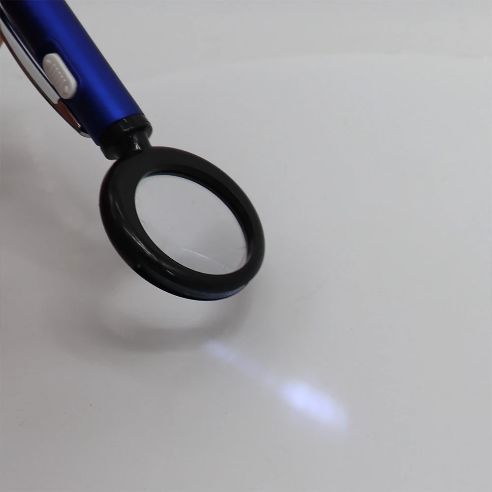 2020 Hot sell New design  ballpoint pen with a  magnifying glass, logo pen