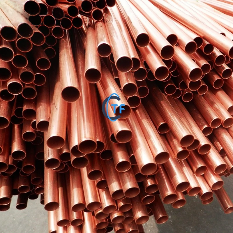 12 inch copper tube 15 m seamless AC copper straight pipe for air conditioners