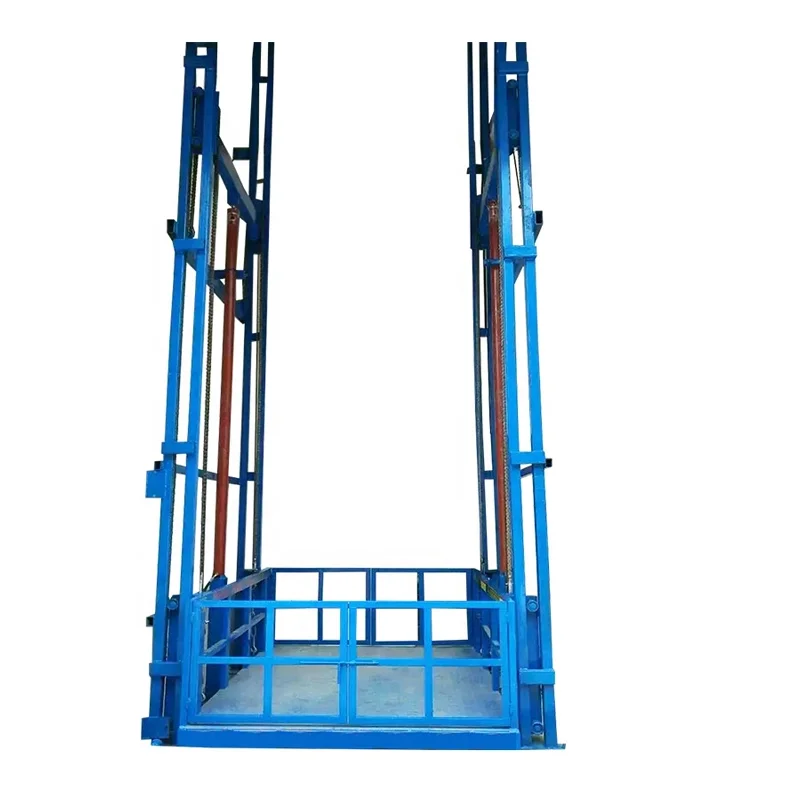 construction hydraulic freight elevator 220v goods lift for warehouse cargo lift outdoor elevator price