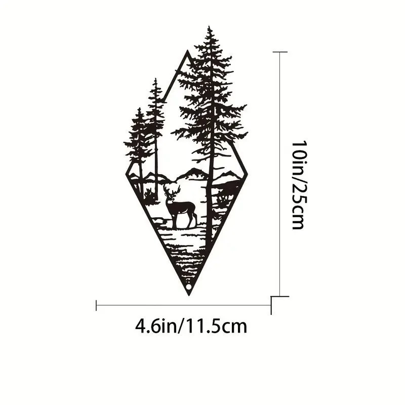 Custom Shape Pattern Metal Wall Art Decor Crafts Wall Hanging Decor Photography