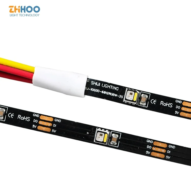 Manufacture Sk 6812 Led Strip with 12v 24v 30leds/m 5 Meter Roll Cri 85hot Sales Dream Light Led Strip RGB CHASING Color 3m Tape